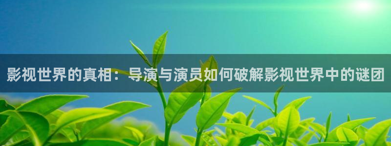 九七电影院韩国美女主播：影视世界的真相：导演与演员如何破解影视世界中的谜团