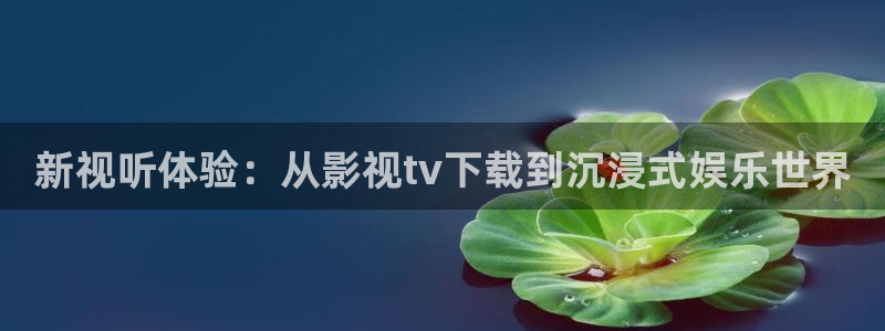 九七电影院日韩：新视听体验：从影视tv下载到沉浸式娱乐世界